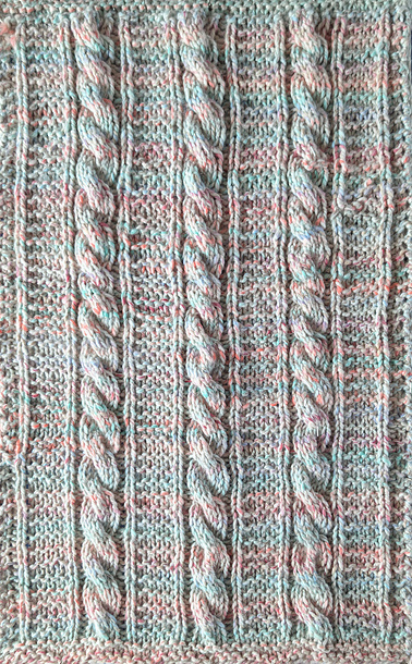 Big Cable Baby Blanket